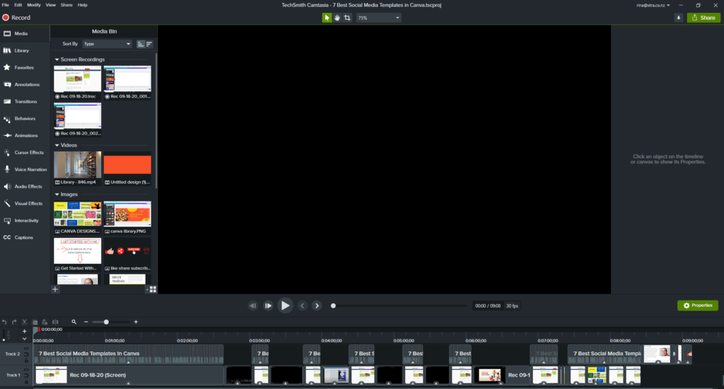 Camtasia Review - Video Editor