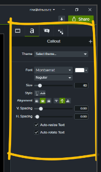 How to Navigate Camtasia - Properties Panel