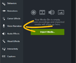 How to Navigate Camtasia - Voice Narration