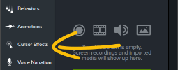 How to Navigate Camtasia - Cursor Effects